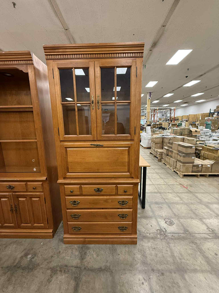 Light Colored Secretary Hutch