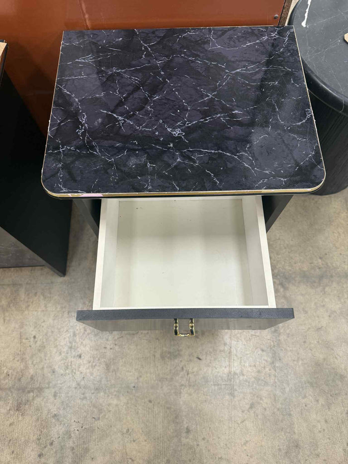 Marble Patterned Nightstand