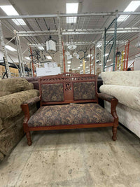 Traditional Style Upholstered 2 Seater