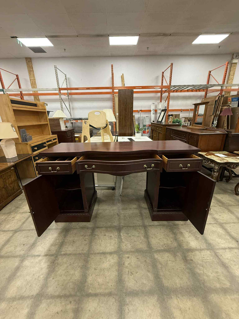 Mahogany Dark Wooden Cabinet