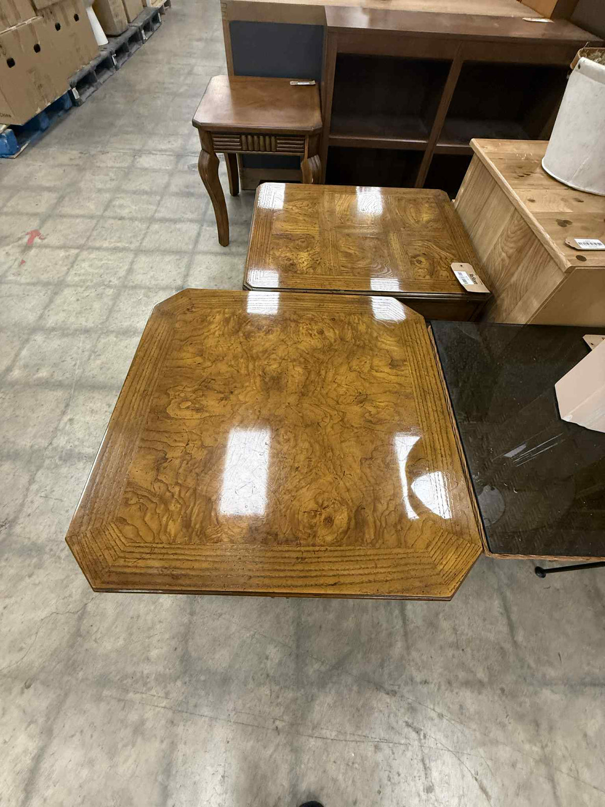 Burr Walnut Credenza