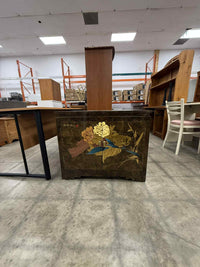 Lacquered Wood Low Sideboard