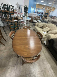 Oval Shaped 5-Piece Dining Set