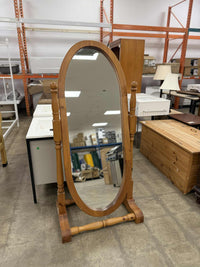 Oval Swivel Standing Mirror