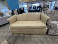 Traditional Style Pale Yellow Sofa