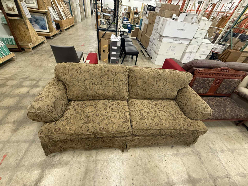 Upholstered Patterned Two Seater Sofa