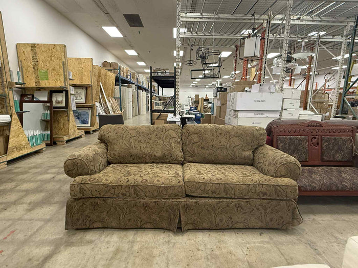Upholstered Patterned Two Seater Sofa