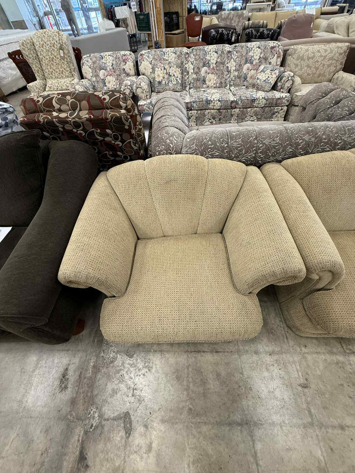Light Color Upholstered Armchair