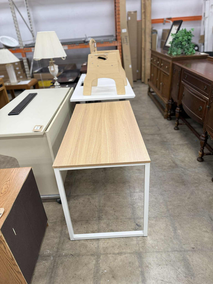 Light Colored Office Desk
