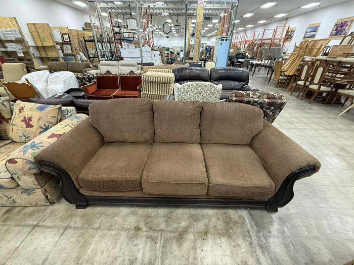 Brown Colored Three Seater Sofa
