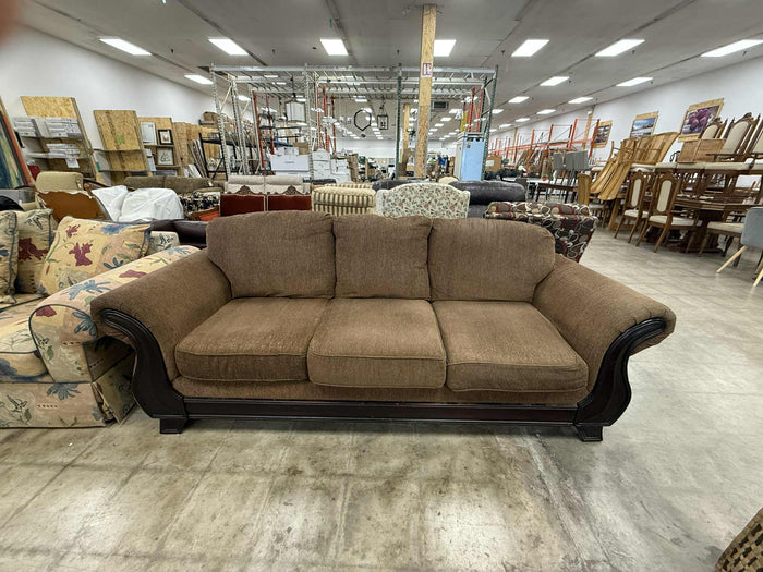 Brown Colored Three Seater Sofa