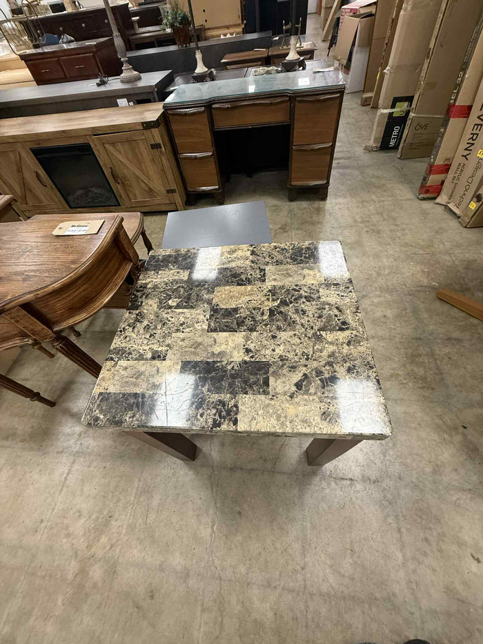 Faux Marble Top Table