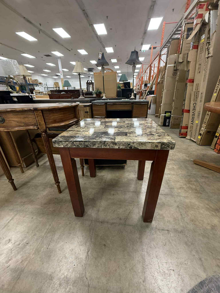 Faux Marble Top Table