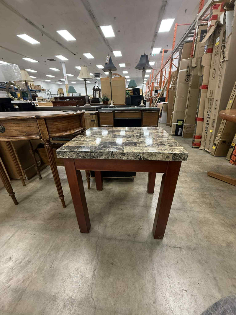 Faux Marble Top Table