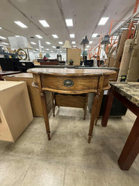 Vintage Style Half-Moon Table