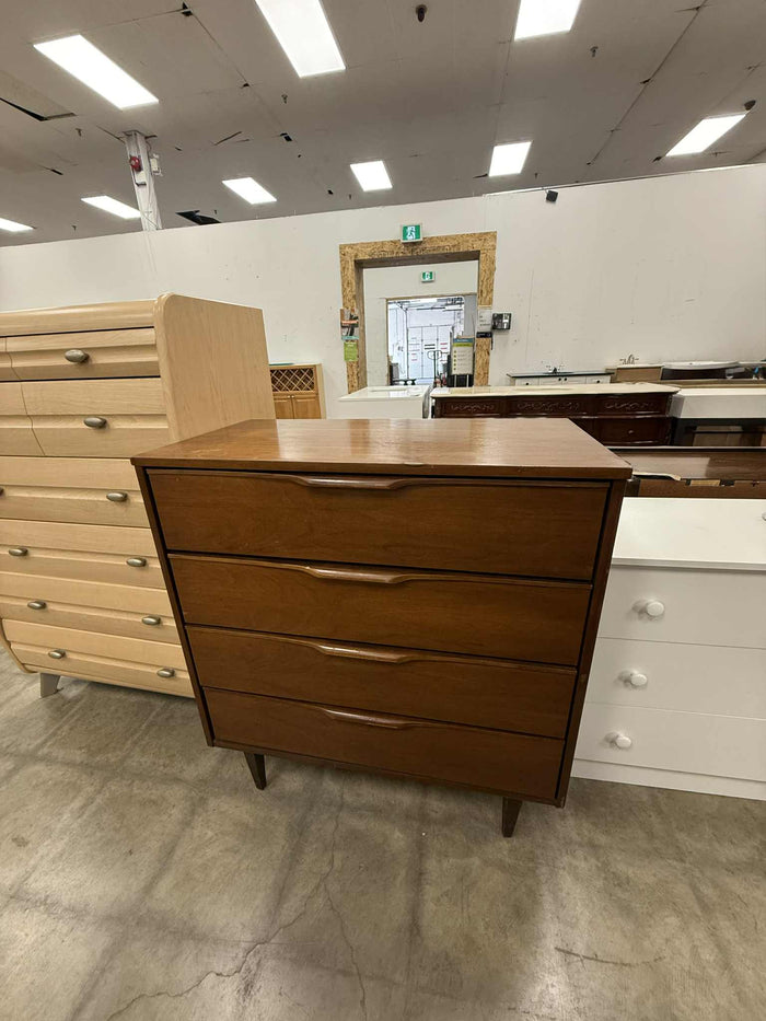 Mid-Century Four Drawer Highboy Style