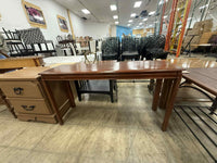 Mahogany Wooden Rectangular Console Table