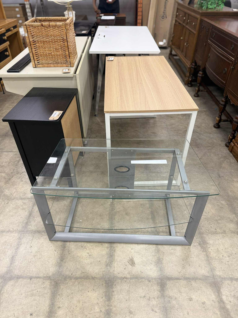 Grey Foreground Media Console