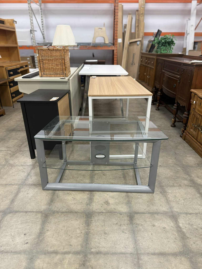 Grey Foreground Media Console