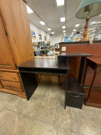 Dark Colored Computer Desk