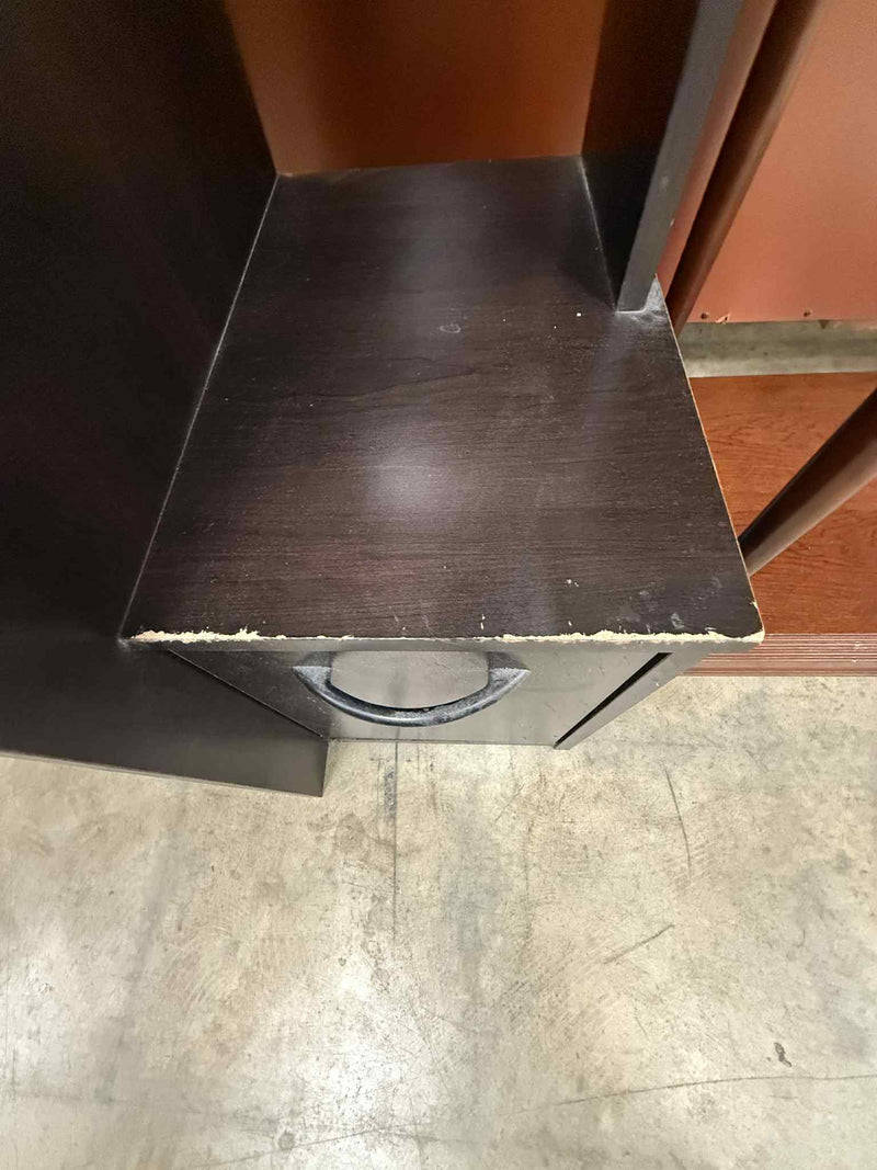 Dark Colored Computer Desk
