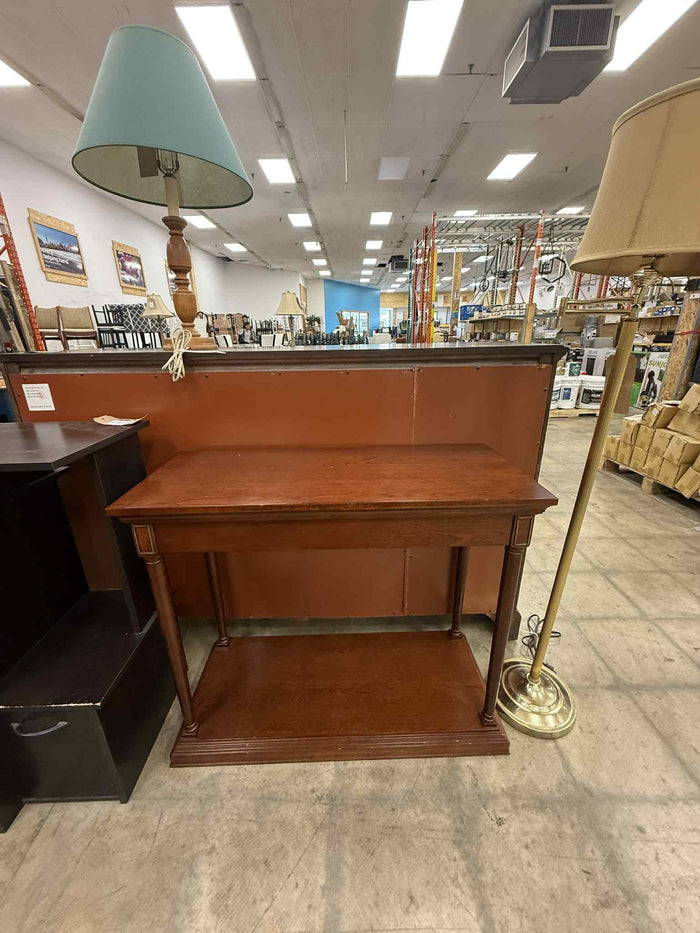 Brown Wooden Console Table