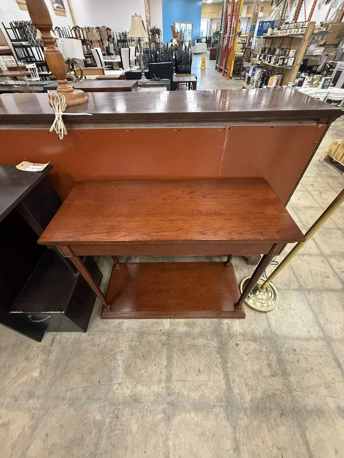Brown Wooden Console Table