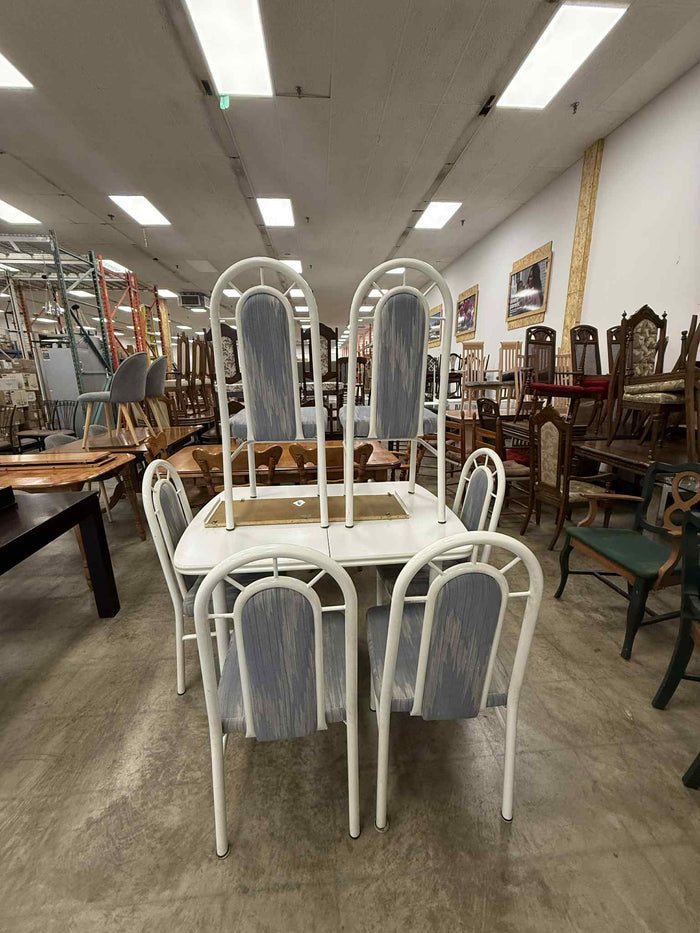 White Colored 7-Piece Dining Set