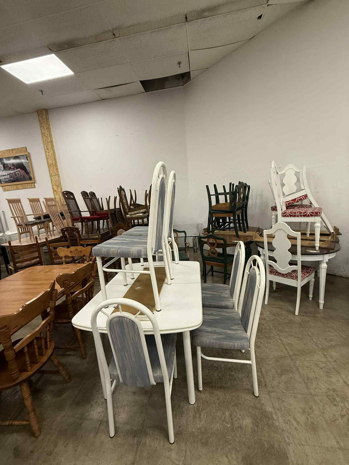 White Colored 7-Piece Dining Set