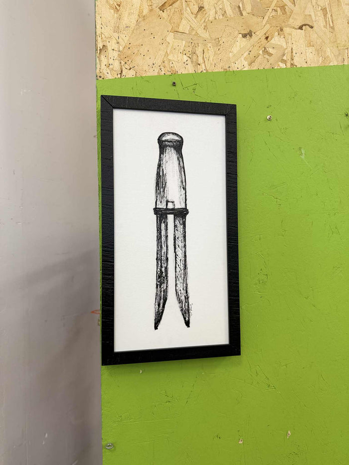 "Vintage Clothespin Art" Unknown Artist