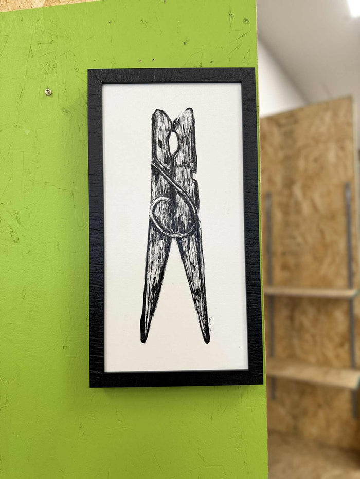"Vintage Clothes Peg II" Unknown Artist