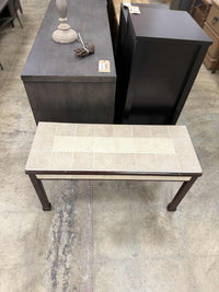 Rectangular Tile Top Bench