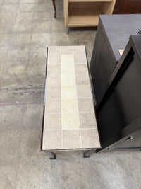 Rectangular Tile Top Bench