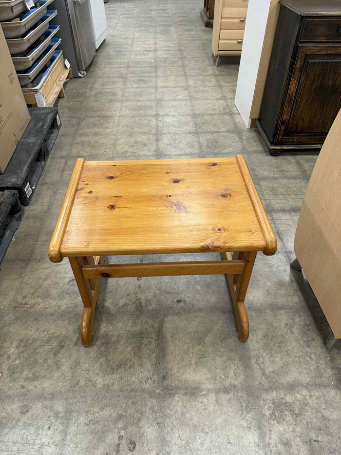 Light Color Small Wooden Table