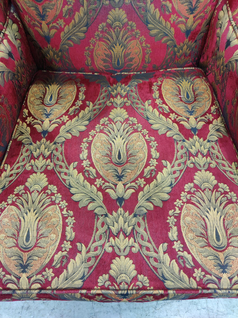 Red Queen Anne Style Chair