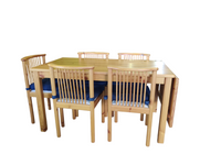 Knotty Pine Drop Leaf Dining Set