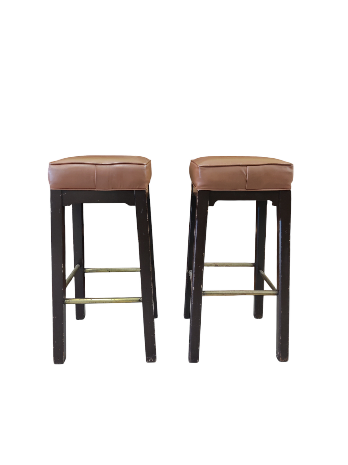 Pair of Tan Barstools