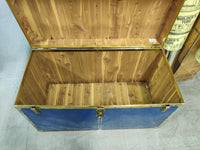 Blue Union Steamer Trunk