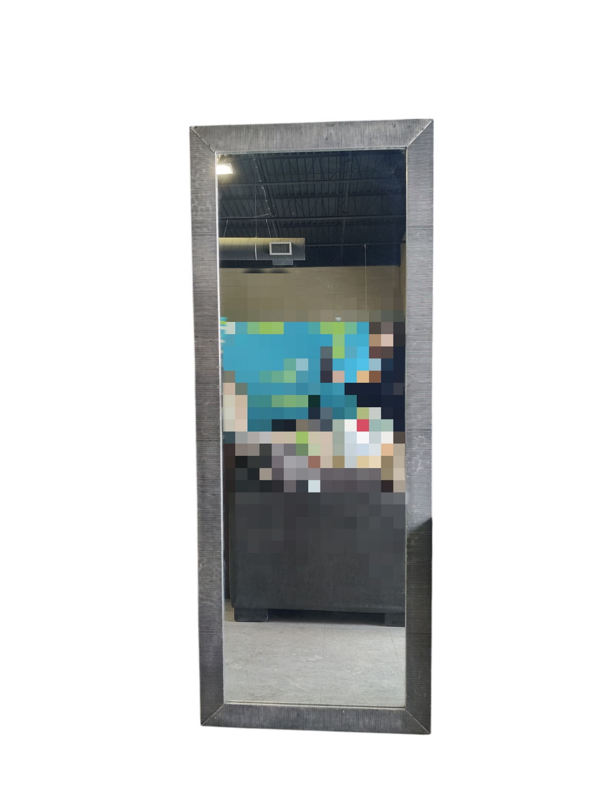 Silver Frame Full Length Mirror