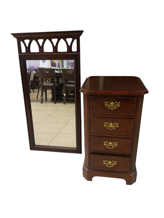 The Sklar-Peppler Hallway Cabinet & Mirror - 2 Piece