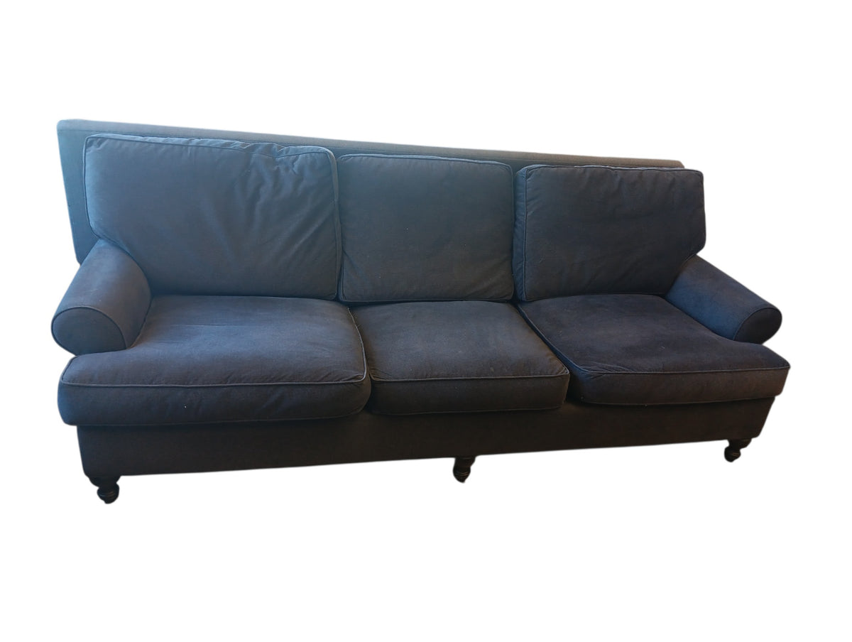3-Seater Rolled Arm Sofa