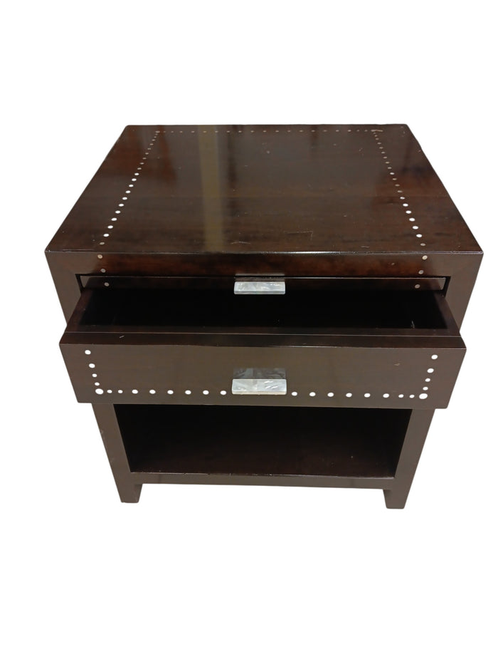 Espresso 1-Drawer End Table