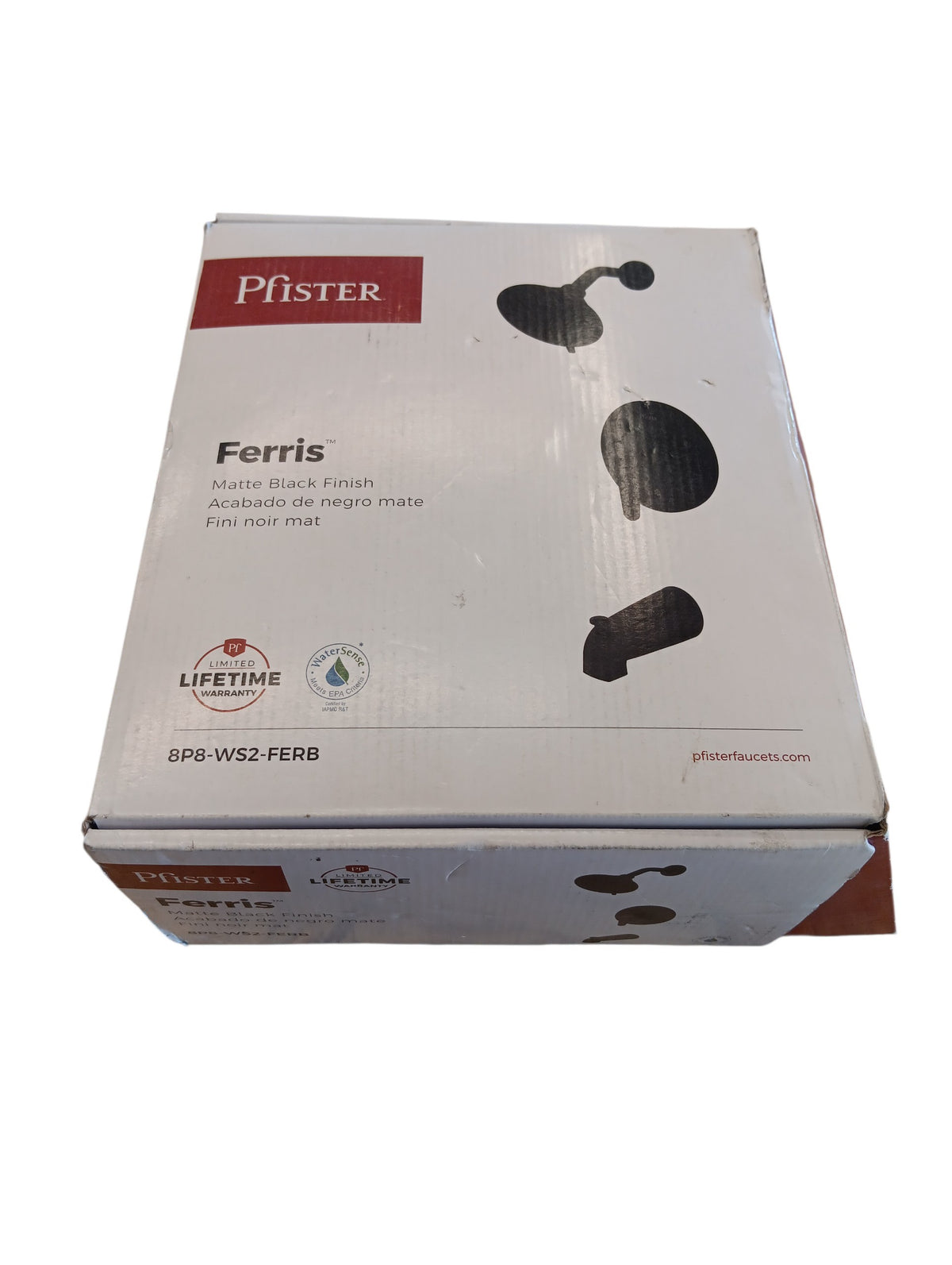 Ferris Single Handle Round Wall Tub and Shower Faucet