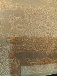 Damask Accent Armchairs - Pair