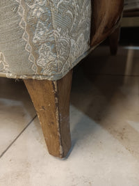 Damask Accent Armchairs - Pair