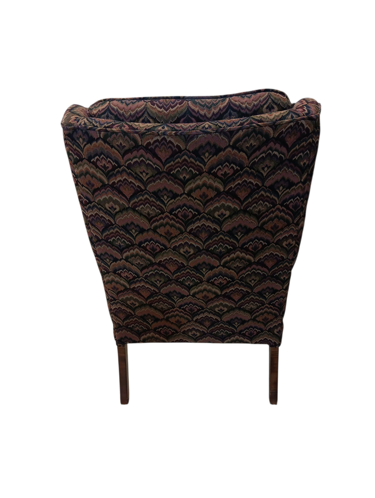 Geometric Wingback Chair