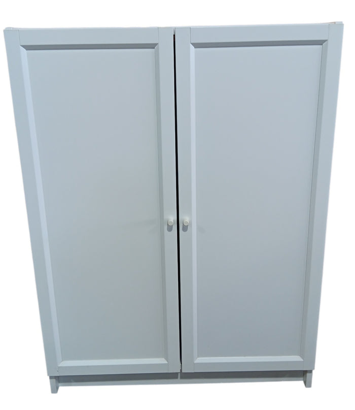 White 2-Door Storage Cabinet