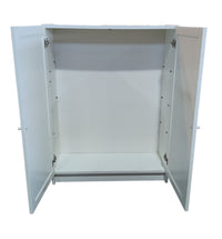 White 2-Door Storage Cabinet