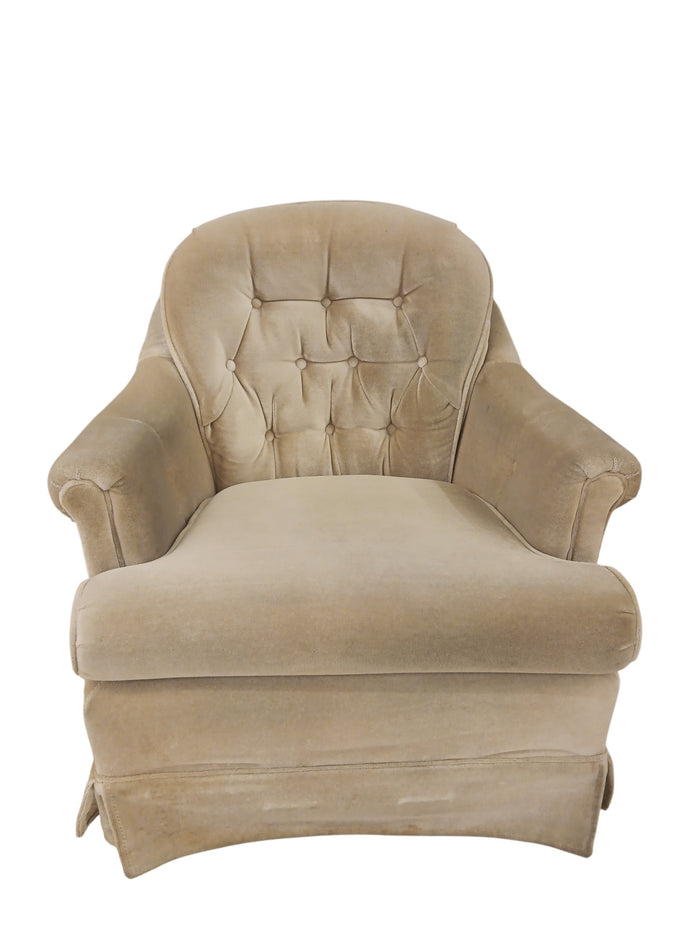 Tufted Velvet Armchair