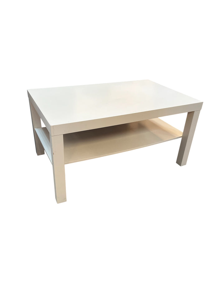 White Two Tiered Coffee Table